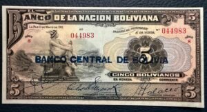 5 Bolivianos de Bolivia