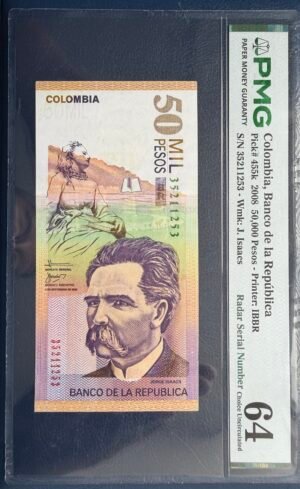 50 000 Pesos Radar Jorge Isaac
