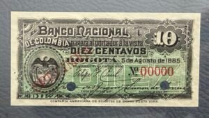 Specimen Diez Centavos