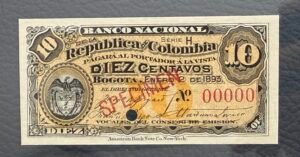 Specimen Diez Centavos