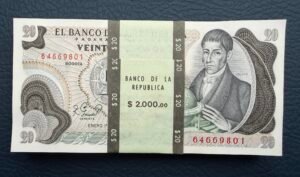 Fajo 20 pesos oro