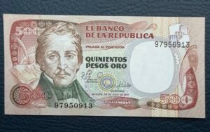 500 Pesos Oro Primera  Fecha