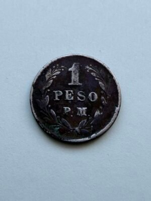 Lazareto un peso PM  1907